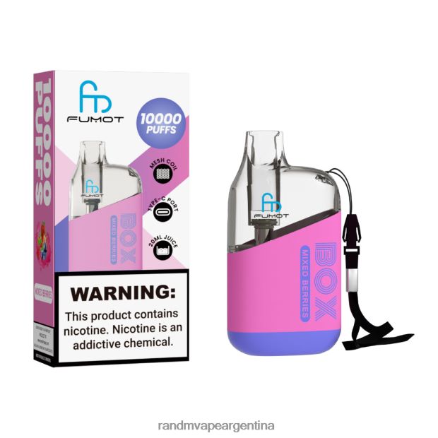 Fumot Original RandM Tornado Box Dispositivo vapeador con control de flujo de aire 10000 1 ud. bayas mixtas N8LB88 RandM Tornado Online