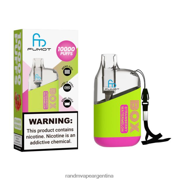 Fumot Original RandM Tornado Box Dispositivo vapeador con control de flujo de aire 10000 1 ud. hielo de uva N8LB89 RandM Tornado Sabores