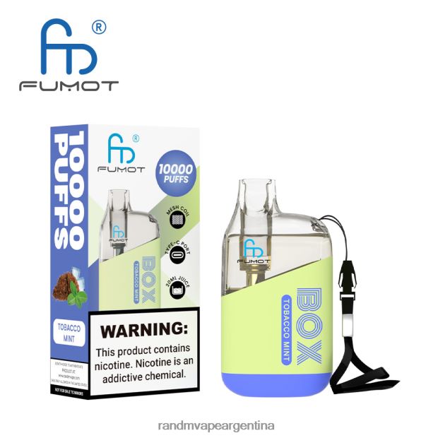 Fumot Original RandM Tornado Box Dispositivo vapeador con control de flujo de aire 10000 1 ud. hielo de uva N8LB89 RandM Tornado Sabores