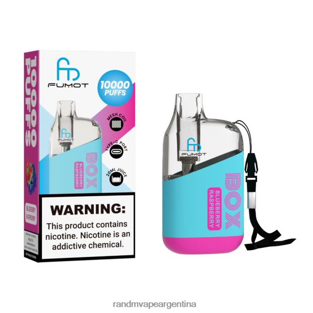 Fumot Original RandM Tornado Box Dispositivo vapeador con control de flujo de aire 10000 1 ud. hielo de uva N8LB89 RandM Tornado Sabores