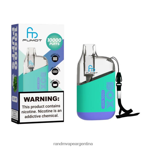 Fumot Original RandM Tornado Box Dispositivo vapeador con control de flujo de aire 10000 1 ud. menta fresca N8LB87 RandM Shop Discount