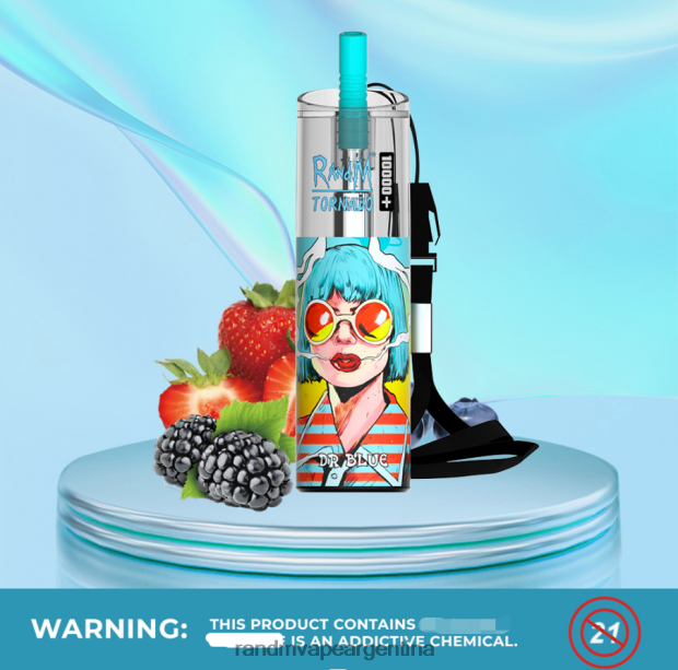 RandM Tornado Dispositivo vapeador con control de flujo de aire 10000 plus 1 ud. doctor azul N8LB84 RandM Vapes For Sale