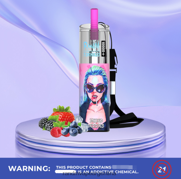 RandM Tornado Dispositivo vapeador con control de flujo de aire 10000 plus 1 ud. hielo de uva N8LB76 RandM Vape Review