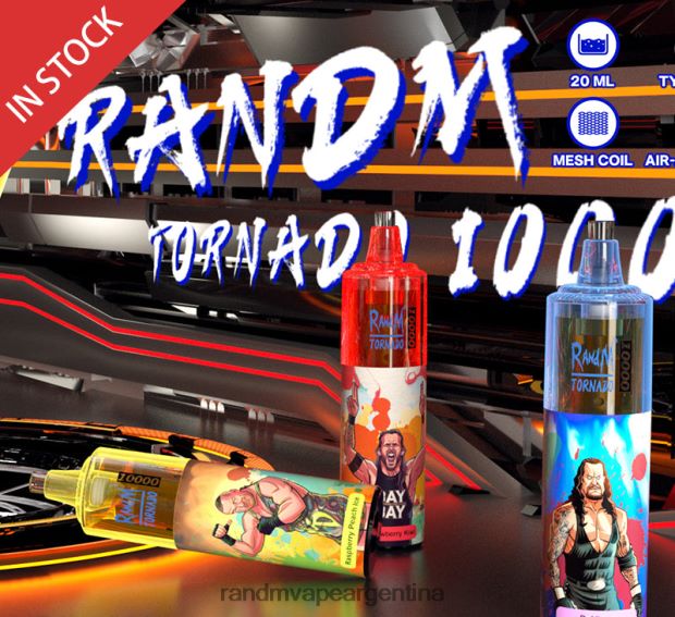RandM Tornado Dispositivo vapeador con control de flujo de aire 10000 1 ud. delicia tropical N8LB111 RandM Vape Argentina