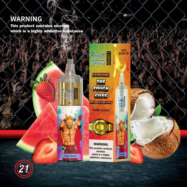 RandM Tornado Dispositivo vapeador con control de flujo de aire 10000 1 ud. delicia tropical N8LB111 RandM Vape Argentina