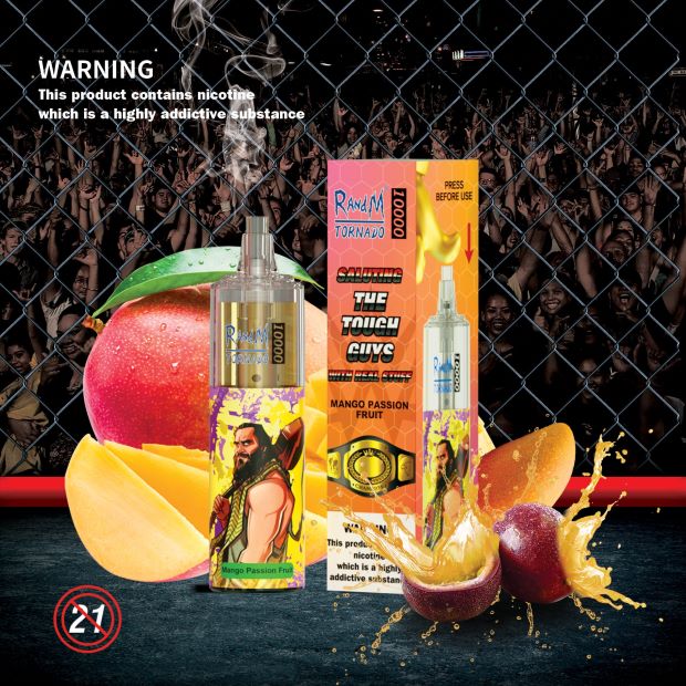 RandM Tornado Dispositivo vapeador con control de flujo de aire 10000 1 ud. delicia tropical N8LB111 RandM Vape Argentina