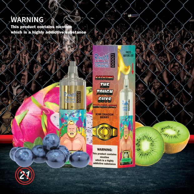 RandM Tornado Dispositivo vapeador con control de flujo de aire 10000 1 ud. delicia tropical N8LB111 RandM Vape Argentina