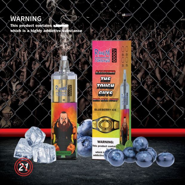 RandM Tornado Dispositivo vapeador con control de flujo de aire 10000 1 ud. delicia tropical N8LB111 RandM Vape Argentina