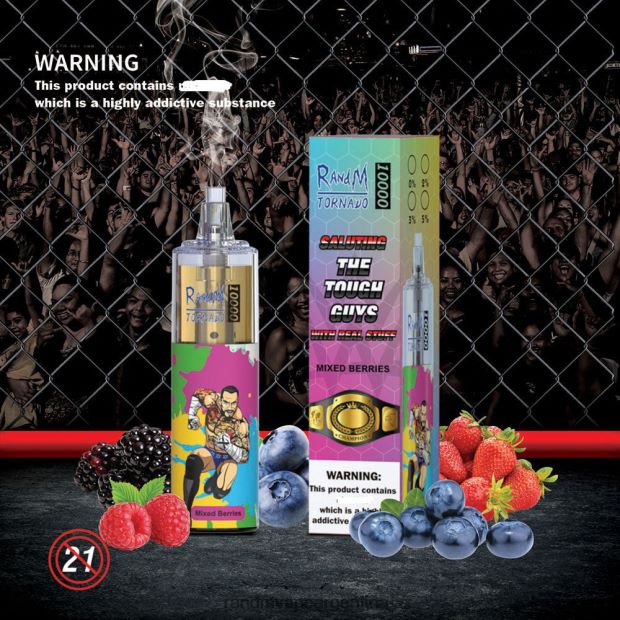 RandM Tornado Dispositivo vapeador con control de flujo de aire 10000 1 ud. delicia tropical N8LB111 RandM Vape Argentina