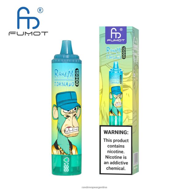 Fumot RandM Tornado Dispositivo vape 15000 con batería y pantalla ejuice versión 1 hielo de uva N8LB27 RandM Shop Discount