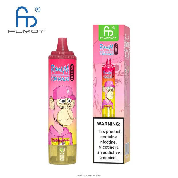 Fumot RandM Tornado Dispositivo vape 15000 con batería y pantalla ejuice versión 1 hielo de uva N8LB27 RandM Shop Discount