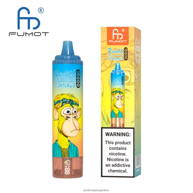Fumot RandM Tornado Dispositivo vape 15000 con batería y pantalla ejuice versión 1 hielo de uva N8LB27 RandM Shop Discount