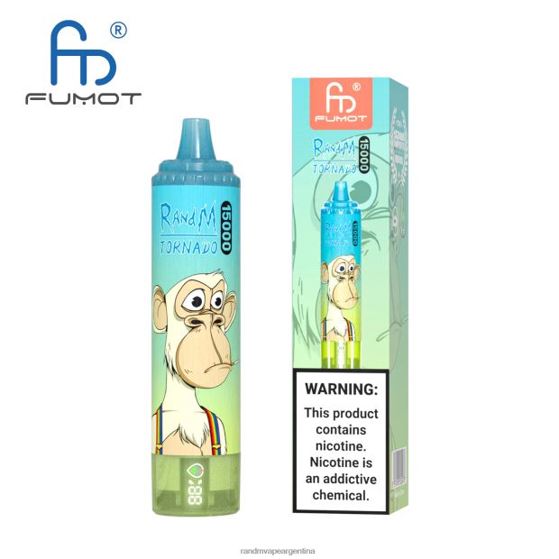 Fumot RandM Tornado Dispositivo vape 15000 con batería y pantalla ejuice versión 1 hielo de uva N8LB27 RandM Shop Discount