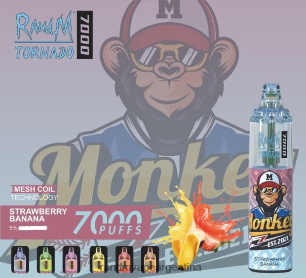 RandM Tornado Dispositivo vapeador con control de flujo de aire 7000 1 ud. bayas mixtas N8LB176 RandM Vape Review