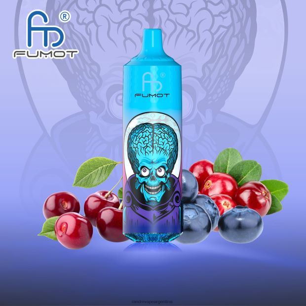 Fumot RandM Tornado Dispositivo vape 9000 pro con batería y pantalla ejuice versión 1 Cereza N8LB184 RandM Vapes For Sale
