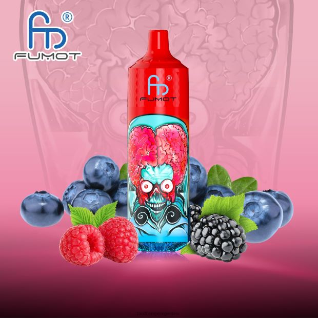 Fumot RandM Tornado Dispositivo vape 9000 pro con batería y pantalla ejuice versión 1 arándano frambuesa agria N8LB191 RandM Vape Argentina