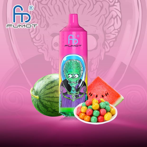 Fumot RandM Tornado Dispositivo vape 9000 pro con batería y pantalla ejuice versión 1 chicle de sandía N8LB202 RandM Tornado Argentina