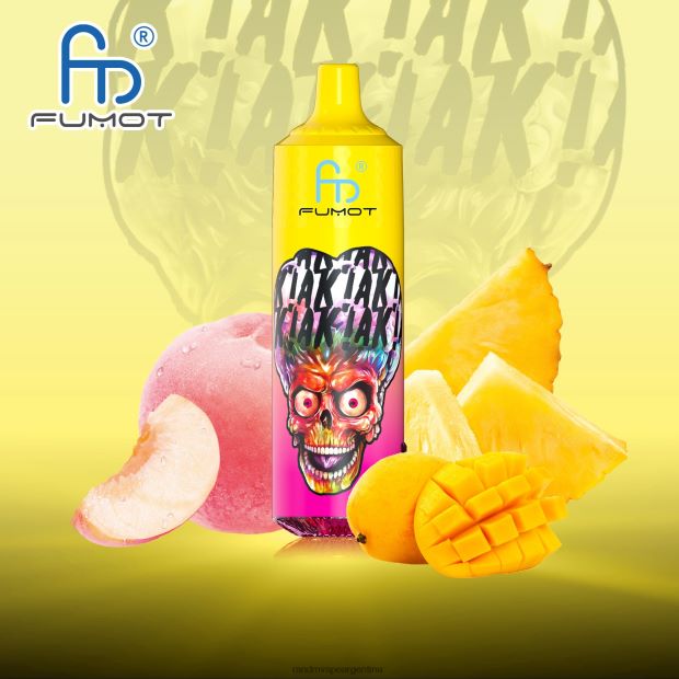 Fumot RandM Tornado Dispositivo vape 9000 pro con batería y pantalla ejuice versión 1 durazno piña mango N8LB193 RandM Vape Buenos Aires
