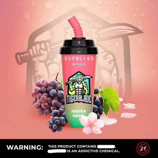 RandM Supbliss Bingo Dispositivo de vapeo 8000 1 ud. uva sakura N8LB261 RandM Vape Argentina