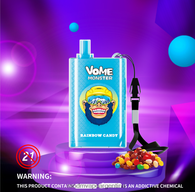 RandM Vome Monster Dispositivo vape pod con control de flujo de aire 10000 1 pieza hielo exuberante N8LB277 RandM Shop Discount