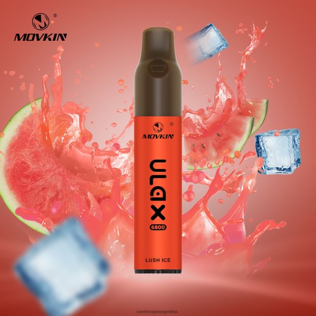RandM Movkin Ulax Dispositivo de vapeo desechable recargable 6800 (bobina de cerámica) hielo exuberante N8LB58 RandM Tornado Online