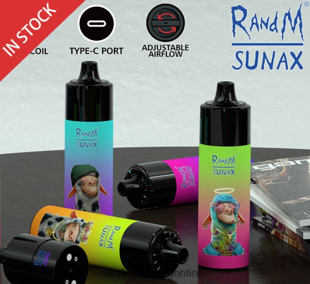 RandM Sunax Dispositivo de vapeo reemplazable con cápsula de control de flujo de aire 21000 1 ud. algodón de azúcar N8LB273 RandM Vape Buenos Aires
