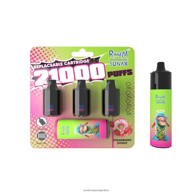 RandM Sunax Dispositivo de vapeo reemplazable con cápsula de control de flujo de aire 21000 1 ud. algodón de azúcar N8LB273 RandM Vape Buenos Aires
