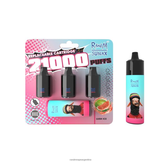 RandM Sunax Dispositivo de vapeo reemplazable con cápsula de control de flujo de aire 21000 1 ud. algodón de azúcar N8LB273 RandM Vape Buenos Aires