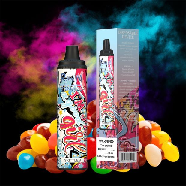 RandM Tornado Dispositivo vape pod con control de flujo de aire 6000 1 pieza juego de bolos N8LB294 RandM Vapes For Sale